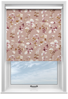 Eucalyptus, Toasted Pink - Roller Blind